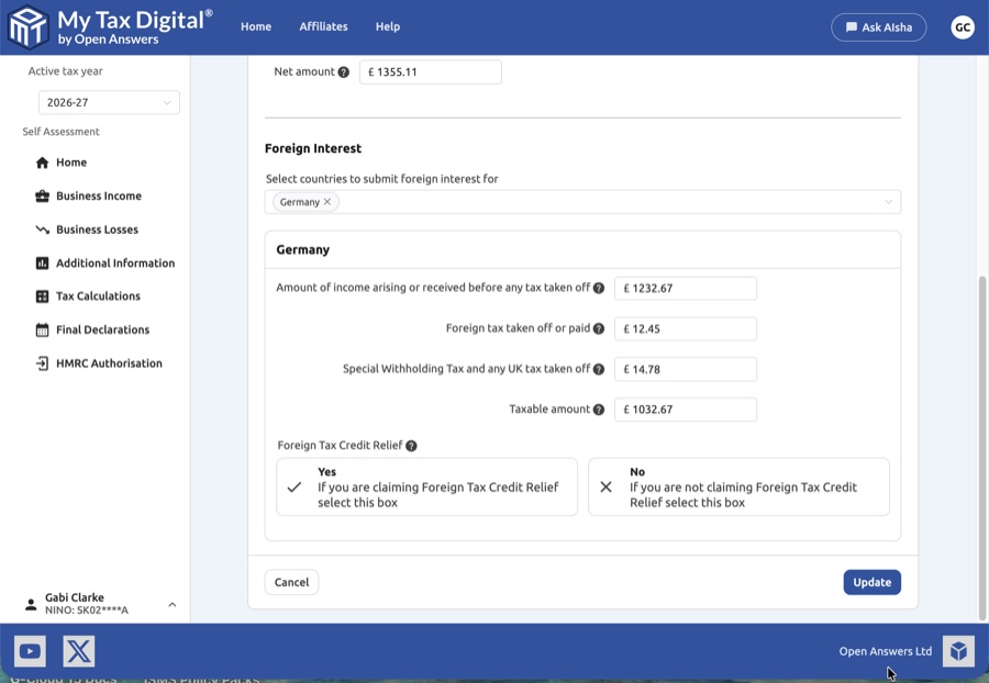Foreign dividends overview