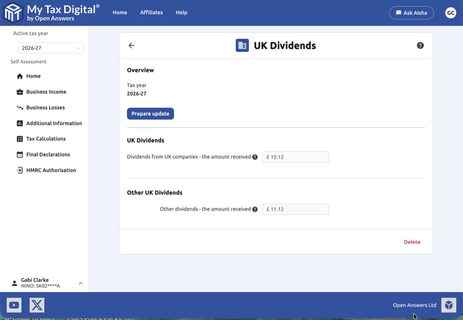 UK Dividends overview