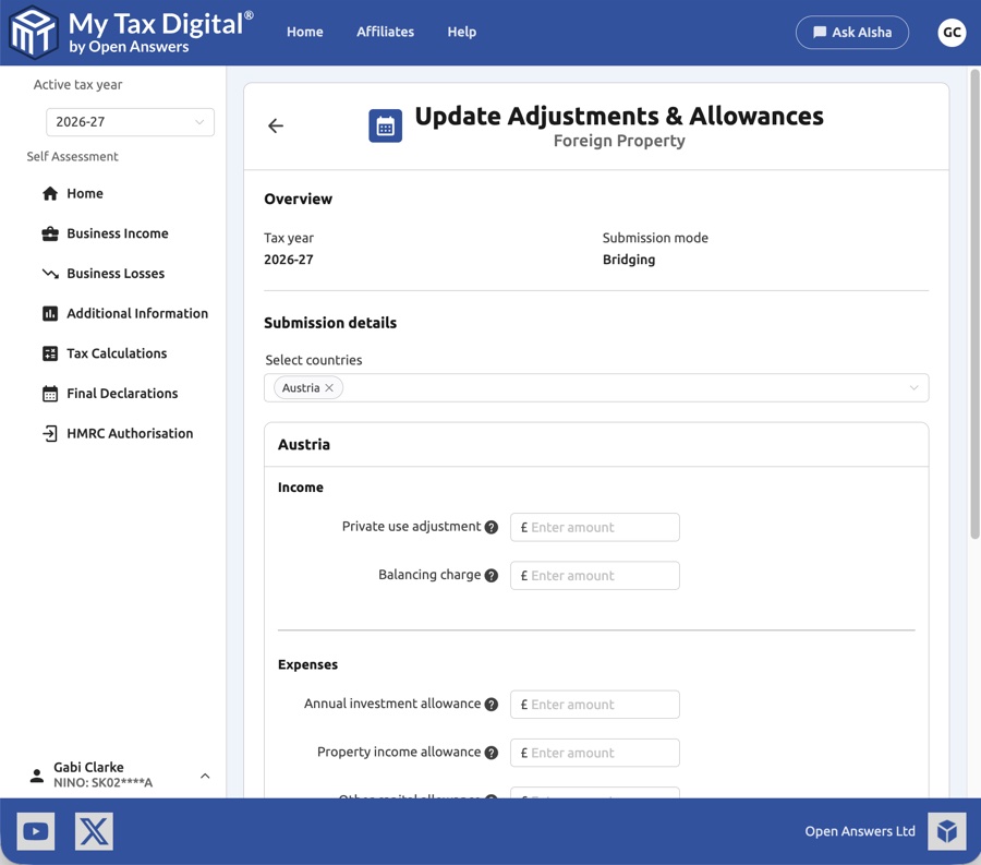 Updating Adjustments & Allowances