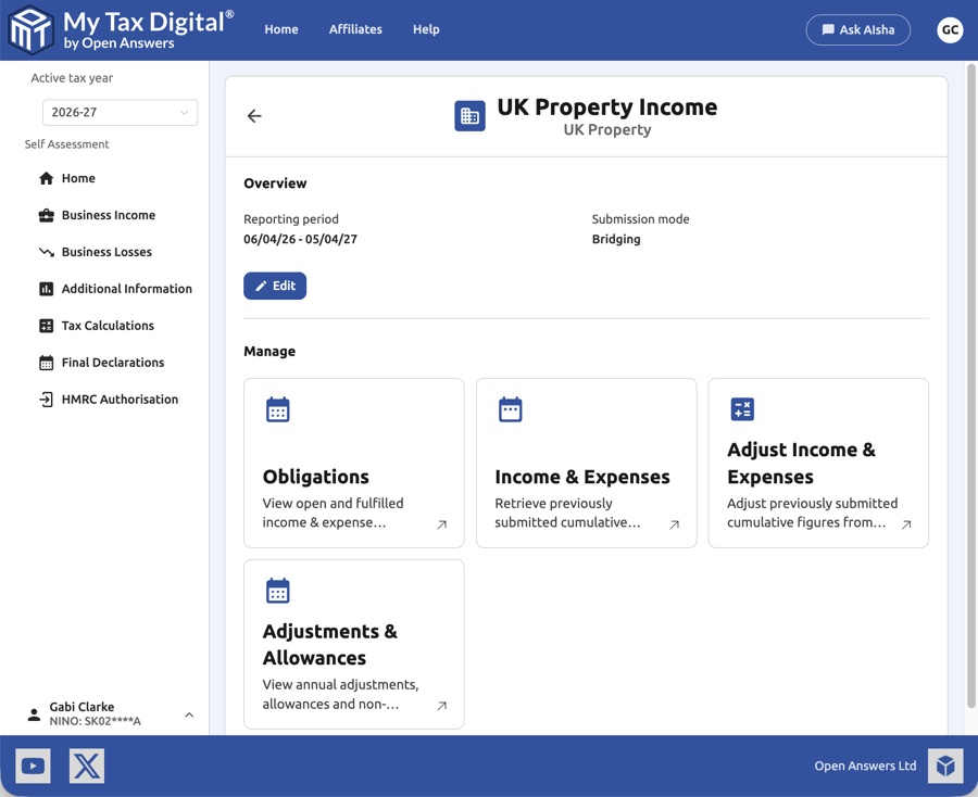 UK Property Income hub