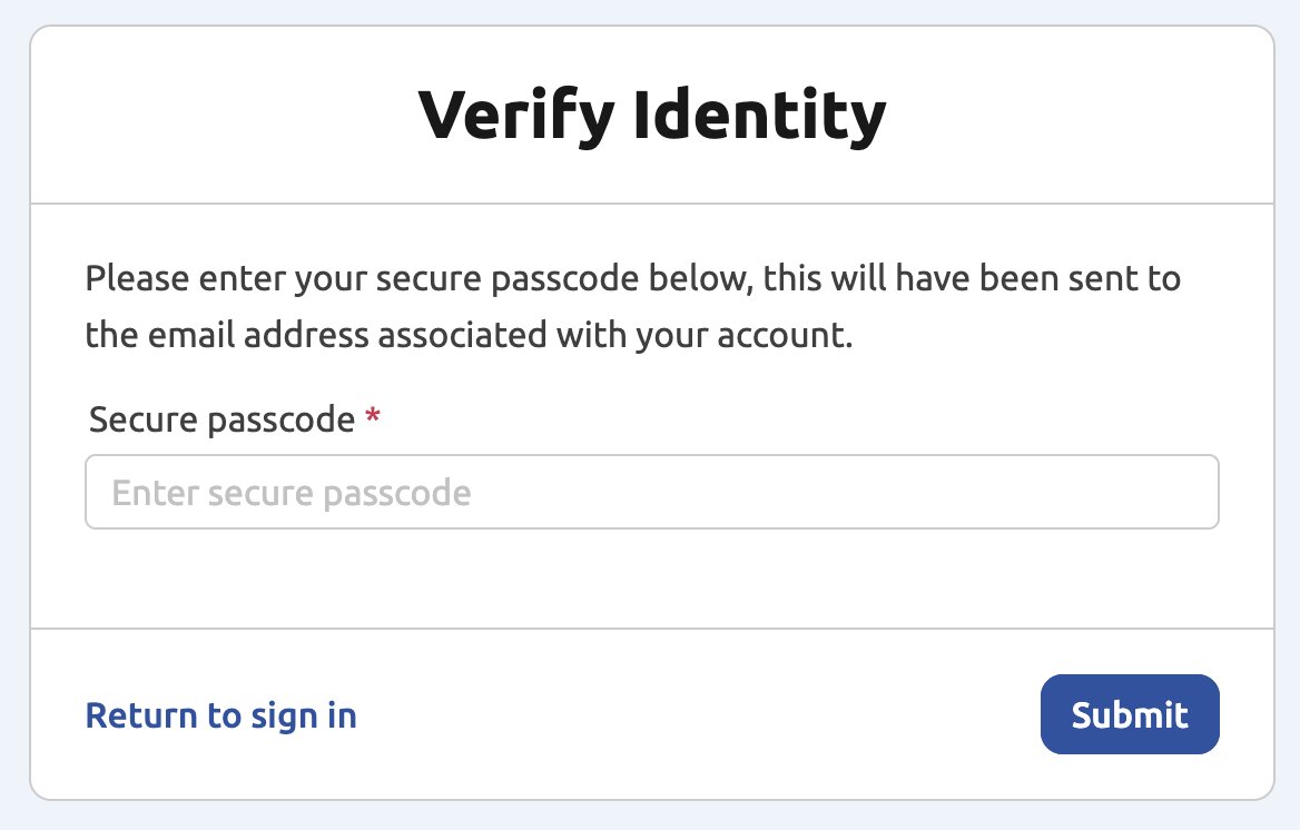 My Tax Digital Verify identity