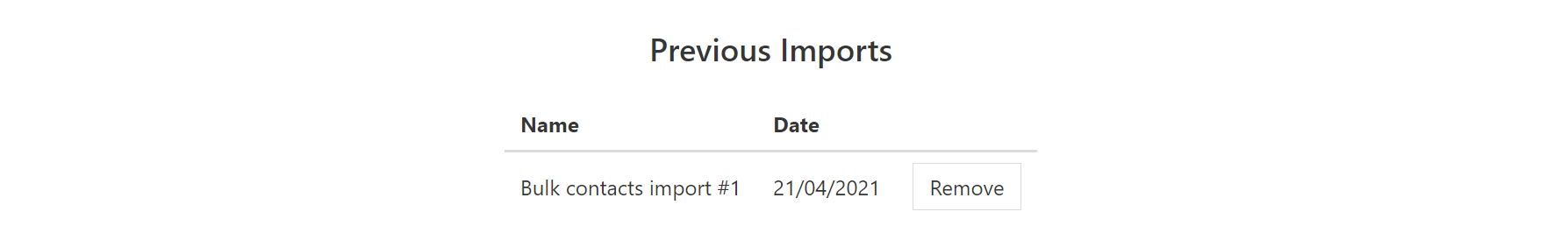 My Tax Digital remove previous imports