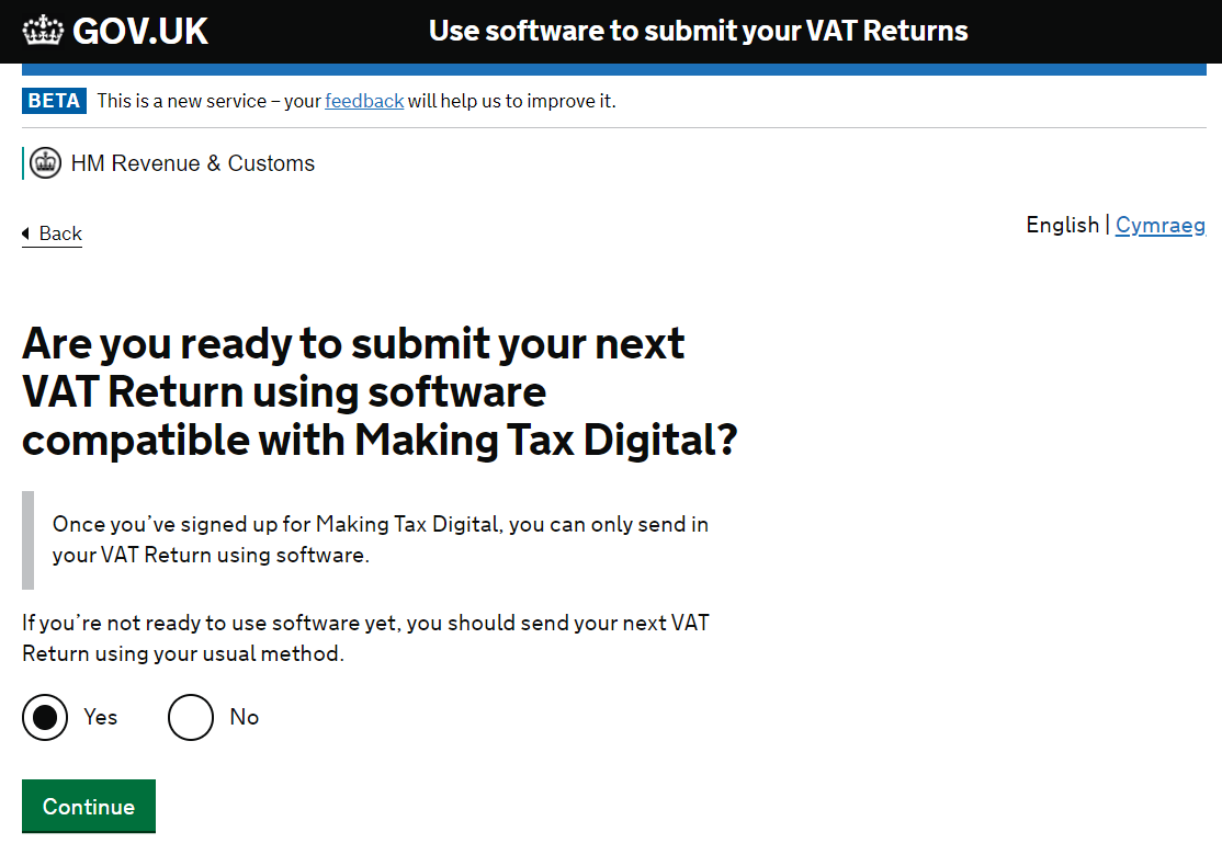 My Tax Digital free Making Tax Digital for VAT ready to submit VAT return