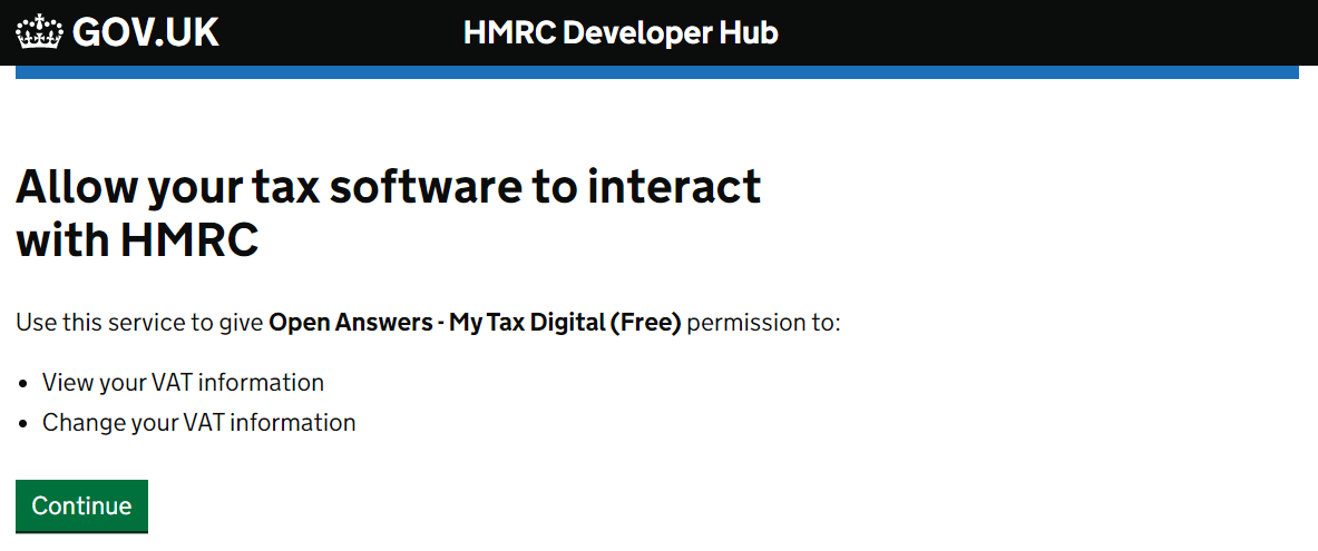 My Tax Digital HMRC MTD authority